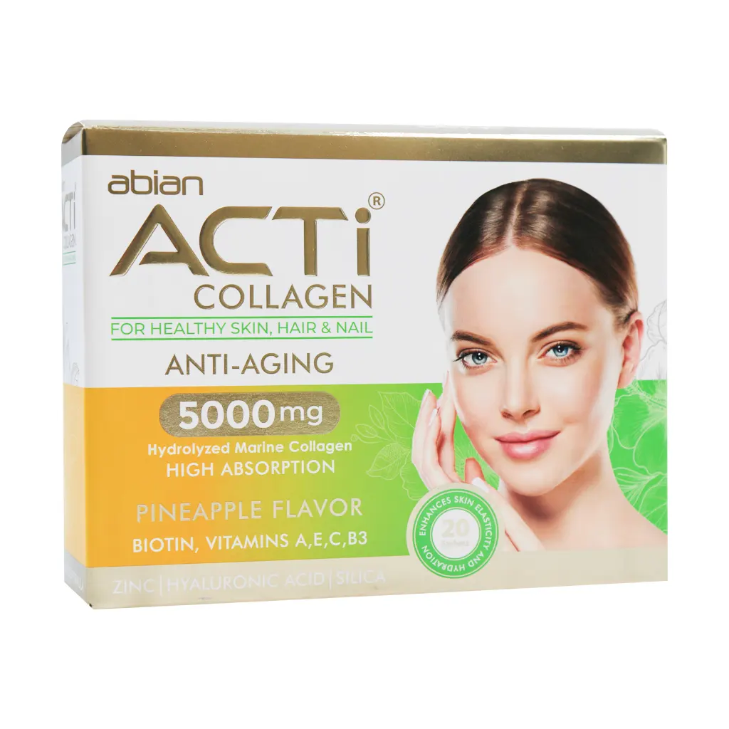 Abian-Darou-Acti-Collagen-Powder-20-Pcs-pineapple ساشه اکتی کلاژن ابیان دارو 20 عدد - Image 1
